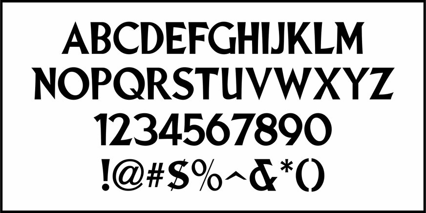 Retirement Font Poster #3