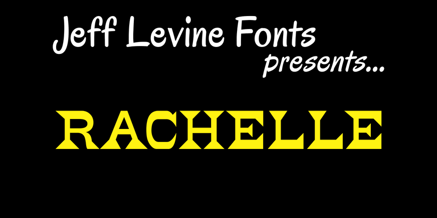 Rachelle Font Poster #1
