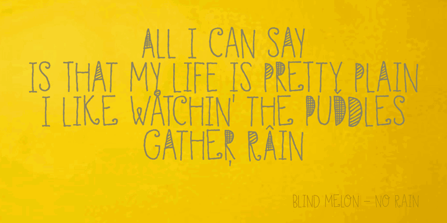 Honey Dew Font Poster #5