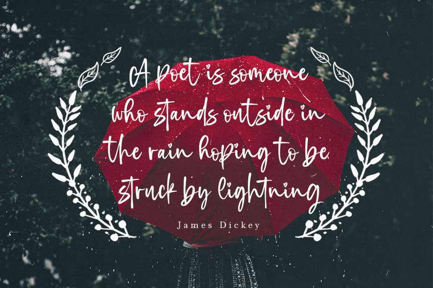 Beautiful Moonlight Font Poster #14