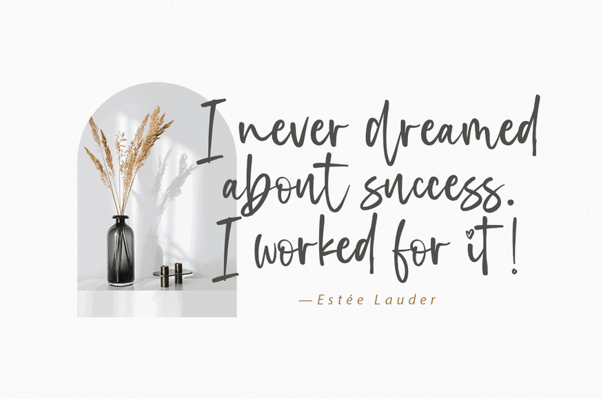 Beautiful Moonlight Font Poster #18