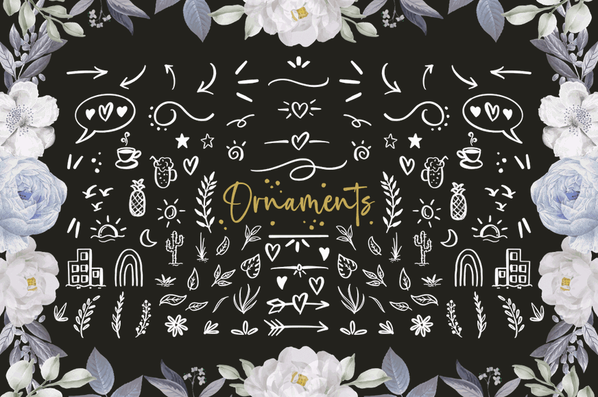 Beautiful Moonlight Font Poster #20