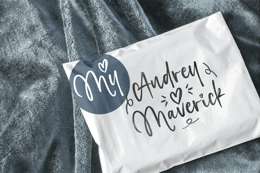 Beautiful Moonlight Font Poster #4