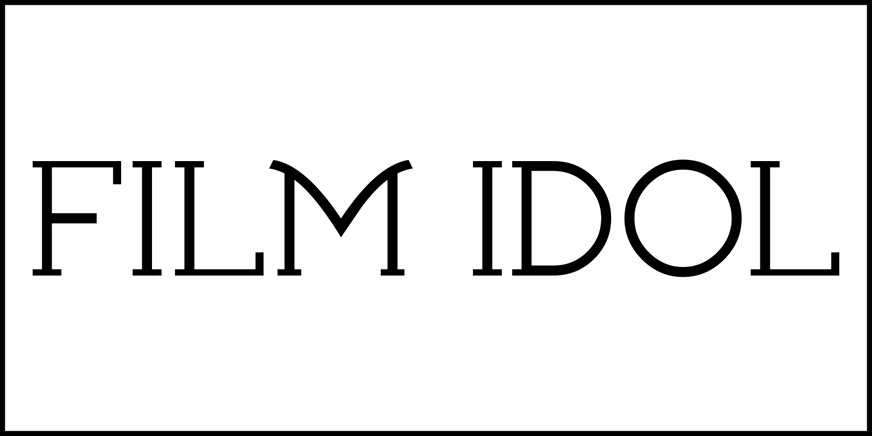 Film Idol Font Poster #2