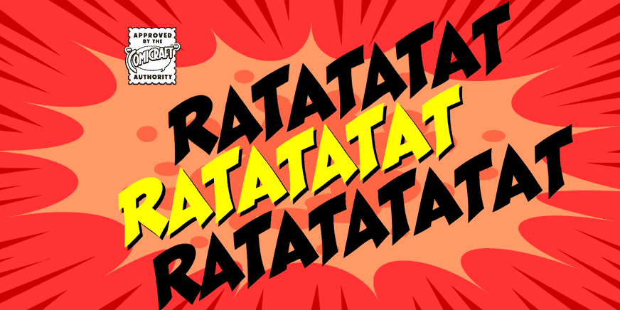 Ratatatat Font Poster #1