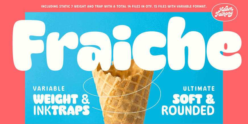 Fraiche Font Poster #1