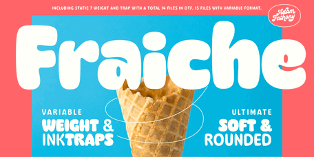 Fraiche Font Poster