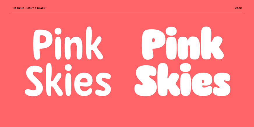 Fraiche Font Poster #13