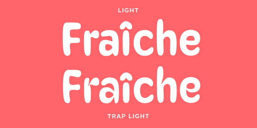 Fraiche Font Poster #8