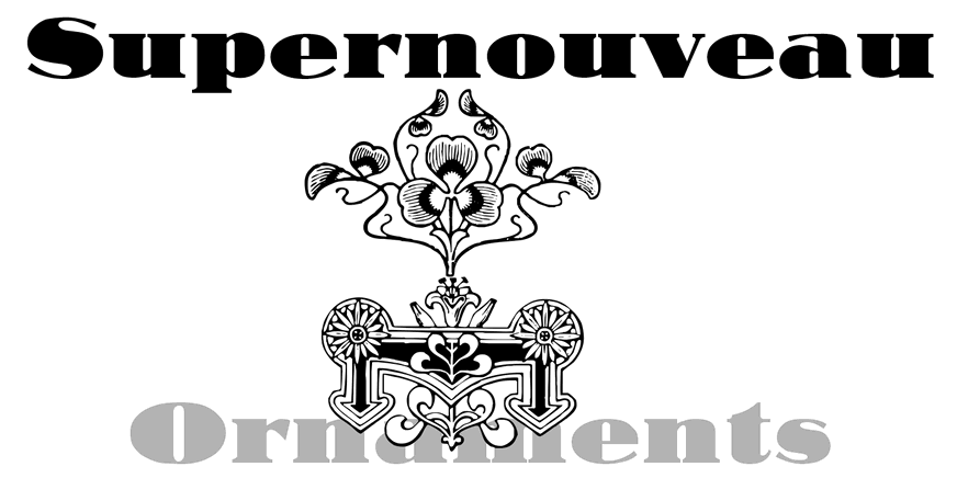 Supernouveau Font Poster #2