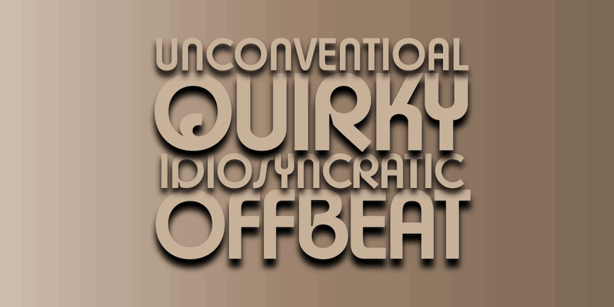Churchward Design Font Poster #3