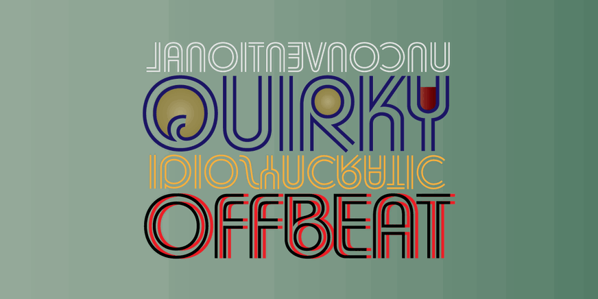 Churchward Design Font Poster #9