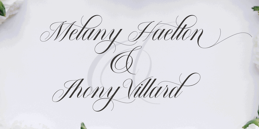 Malvina Font Poster #5