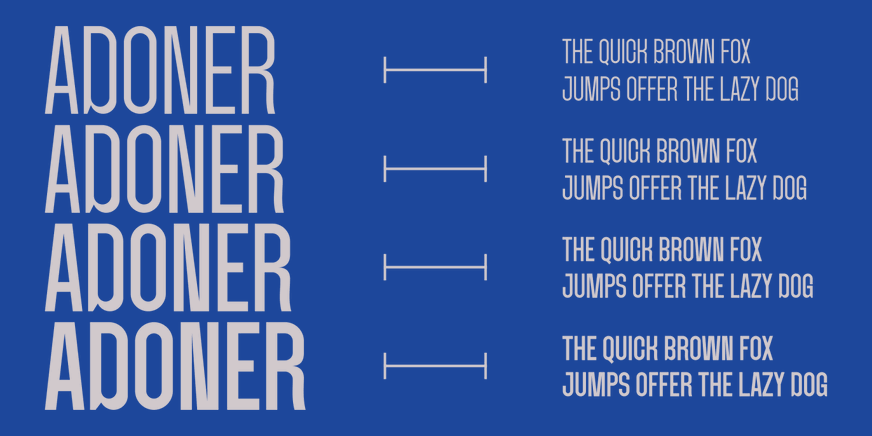 Adoner Font Poster #6